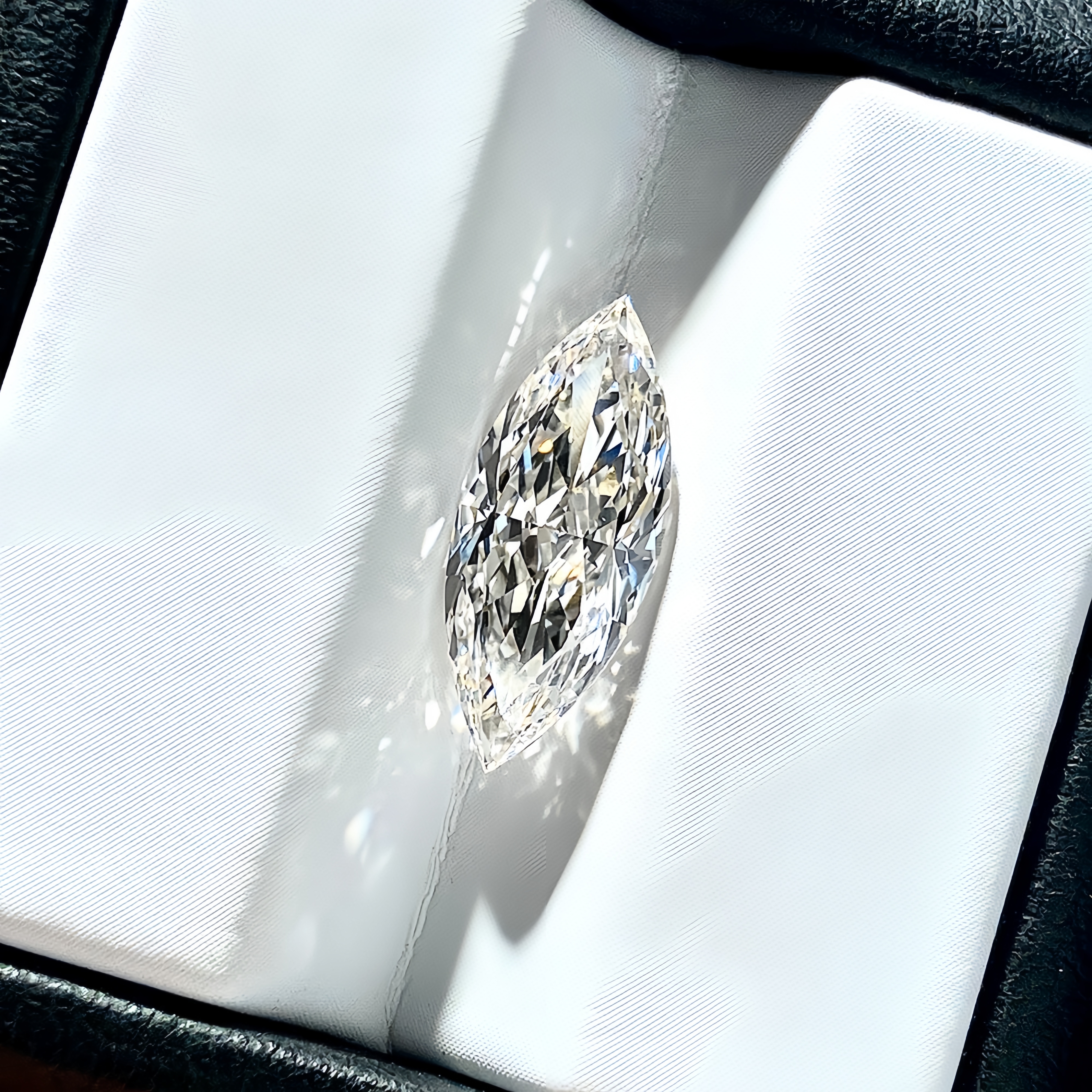 Lab-Grown 2.21 Carat H-VS2 Marquise Diamond