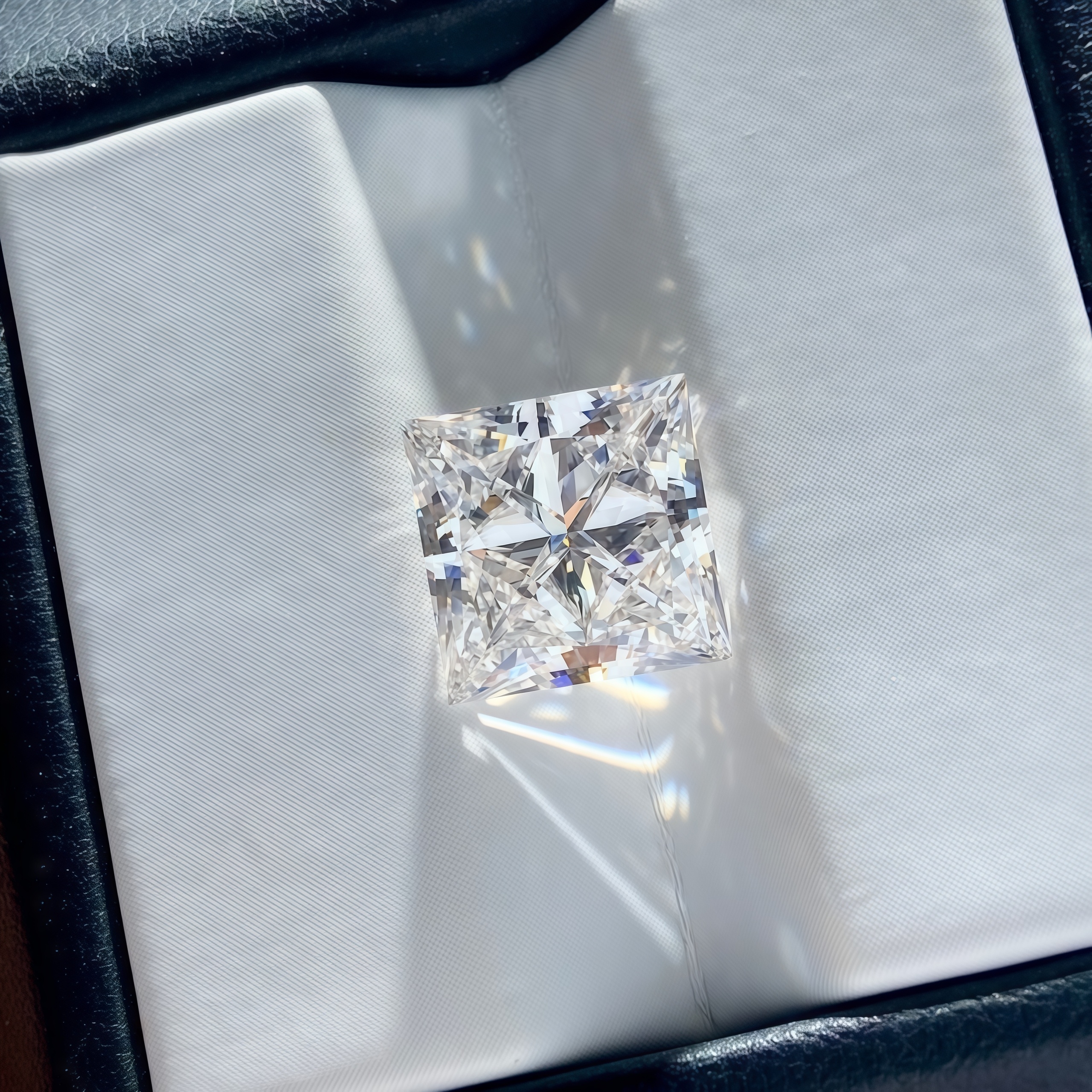 Lab-Grown 4.25 Carat F-VS1 Princess Diamond