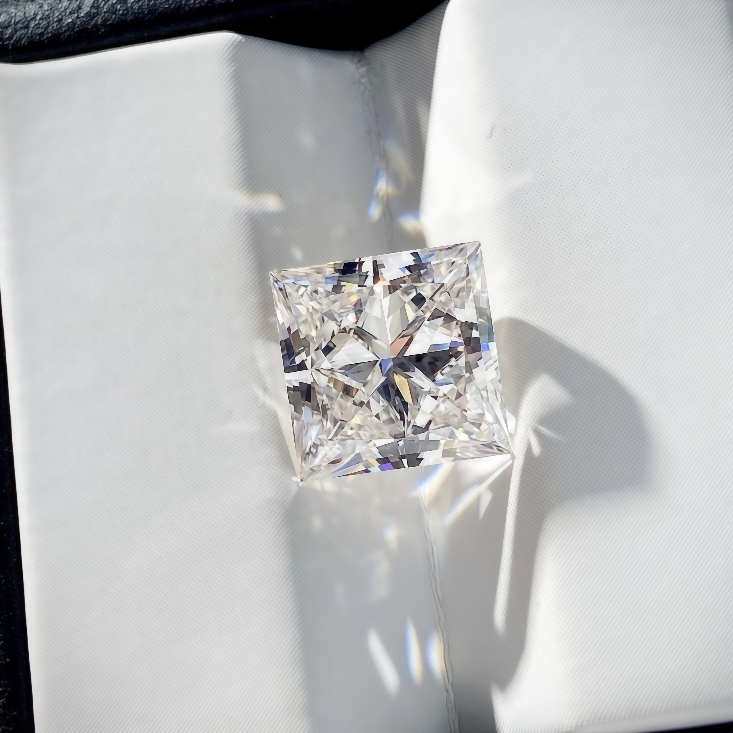 Lab-Grown 4.25 Carat F-VS1 Princess Diamond