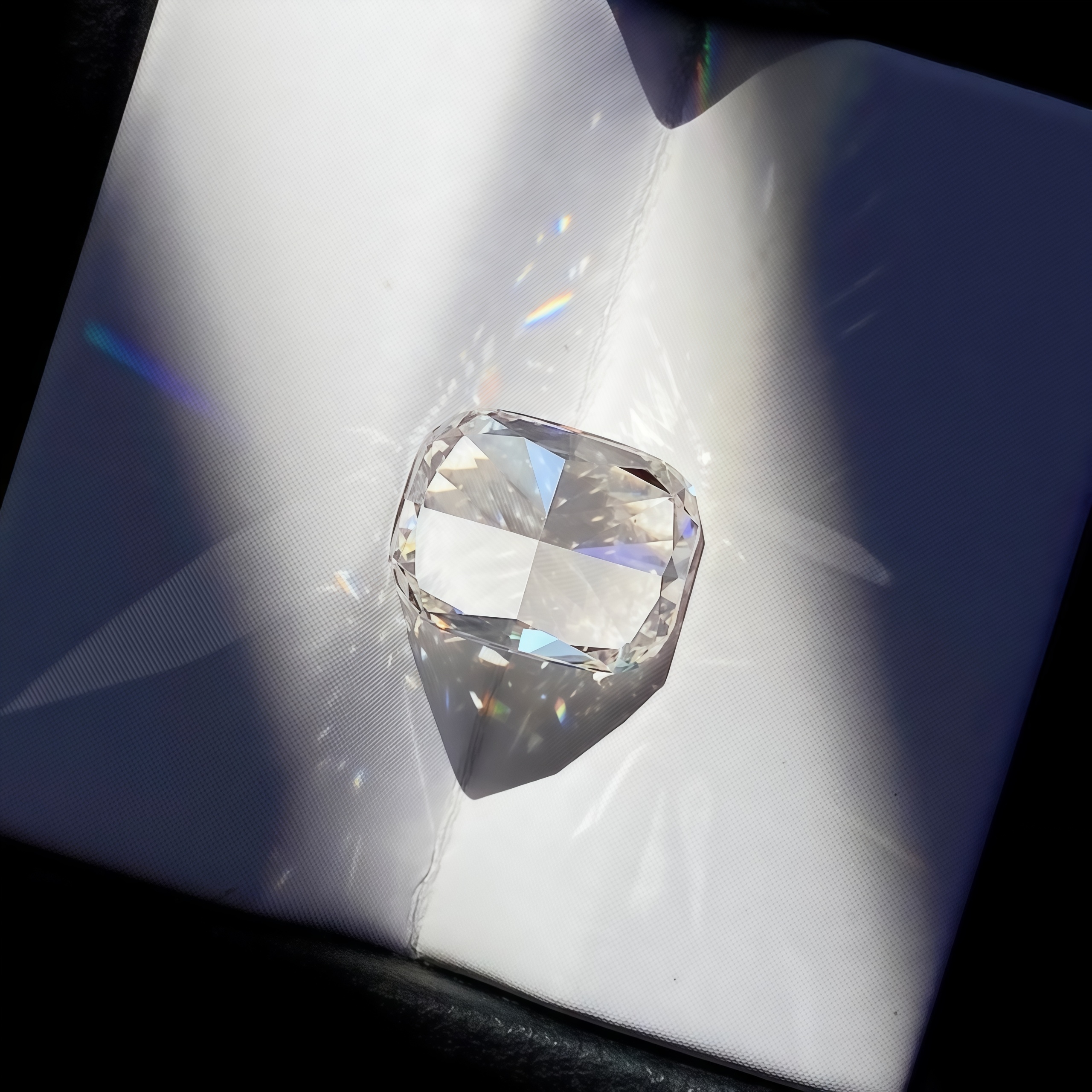 Lab-Grown 3.01 Carat F-VS1 Cushion Diamond