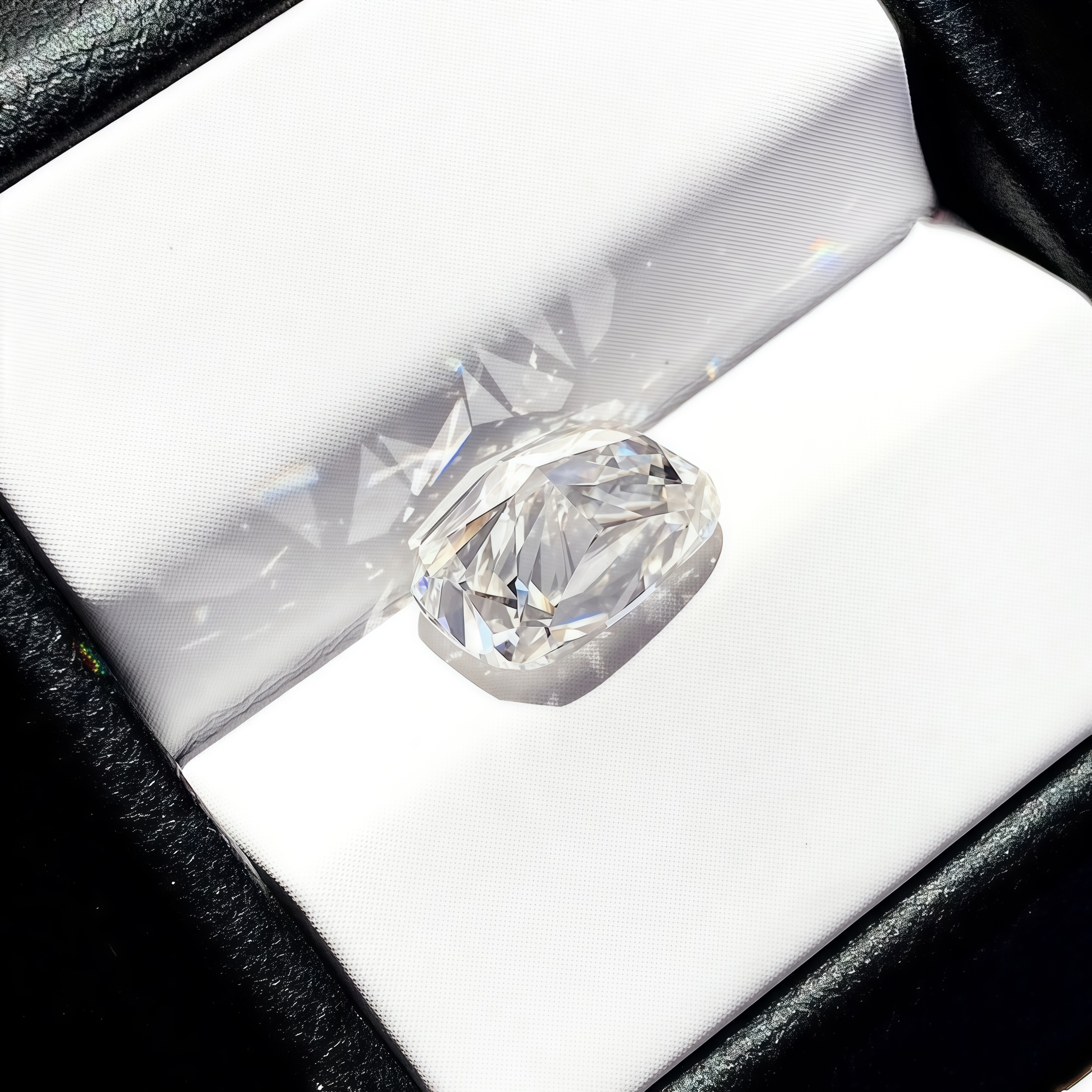 Lab-Grown 3.01 Carat F-VS1 Cushion Diamond