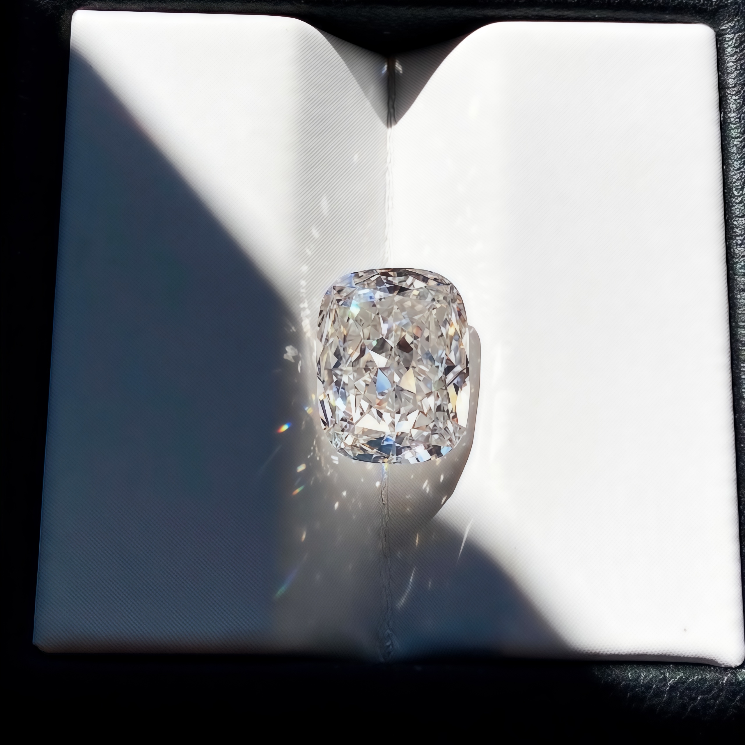 Lab-Grown 3.01 Carat F-VS1 Cushion Diamond