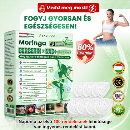 ✨✨🇭🇺 Hivatalos bolt | 💫 TAYUOO® Moringa · Berberin × NAD+ 10 az 1-ben Fejlett Nano Mikrotűs Tapasz (naponta csak egyszer, látható változás 7 nap alatt) ✅ elhízás, megereszkedett bőr, cukorbetegség, alvási apnoe, ízületi panaszok és még sok más esetén