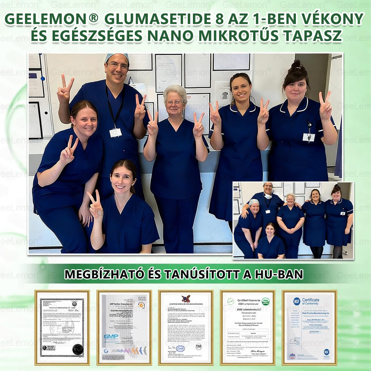 ✨Moringa · Berberine × NAD+ 10-in-1 Advanced Nano GeeLemon® Glumasetide 8az 1-ben Karcsú és EgészségesNano Mikrotűs Tapasz (Napi 1alkalom – látható változásakár 7 nap alatt) ✅ Elhízásra,bőrfeszesítésre,cukorbetegségre, alvásiapnoéra, ízületekre stb HU