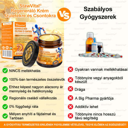 𝑺𝒕𝒂𝒘𝑽𝒊𝒕𝒂𝒍® Botoxot és Méhmérget Tartalmazó Regeneráló Krém Ízületekre és Csontokra | Ortopédiai problémák és ízületi fájdalmak célzott kezelésére🔥