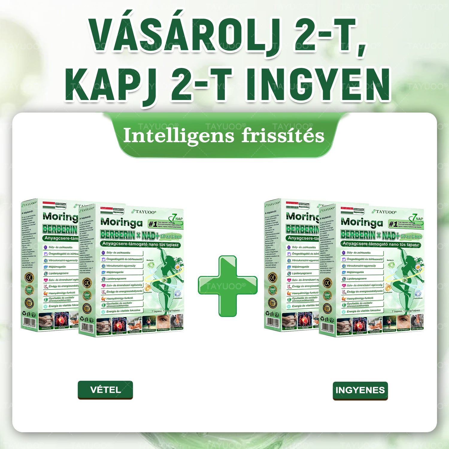 ✨✨🇭🇺 Hivatalos bolt | 💫 TAYUOO® Moringa · Berberin × NAD+ 10 az 1-ben Fejlett Nano Mikrotűs Tapasz (naponta csak egyszer, látható változás 7 nap alatt) ✅ elhízás, megereszkedett bőr, cukorbetegség, alvási apnoe, ízületi panaszok és még sok más esetén
