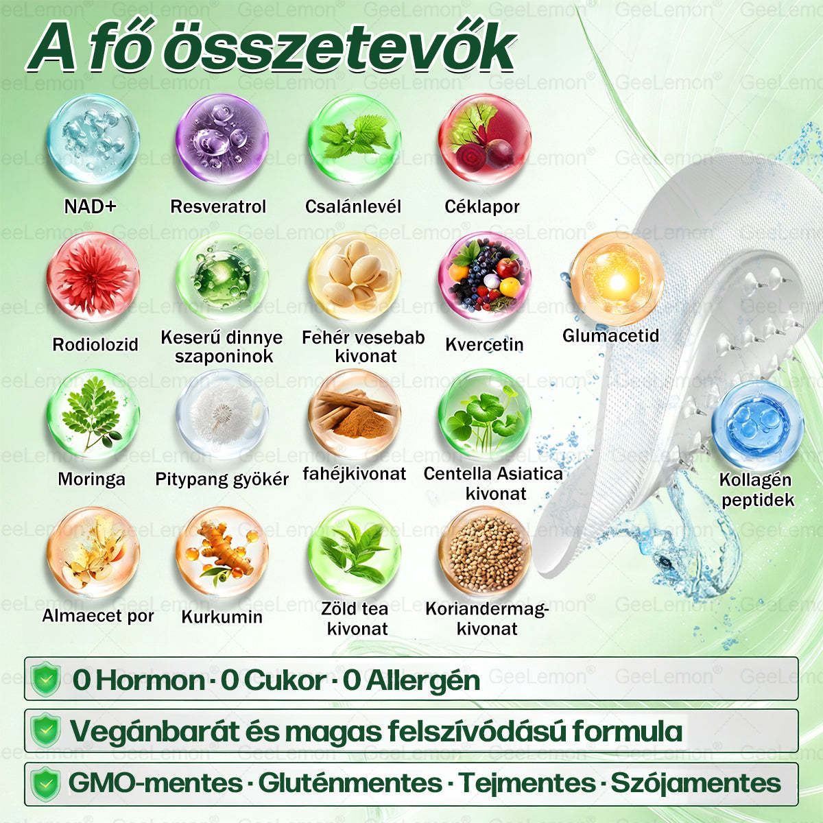 ✨Moringa · Berberine × NAD+ 10-in-1 Advanced Nano GeeLemon® Glumasetide 8az 1-ben Karcsú és EgészségesNano Mikrotűs Tapasz (Napi 1alkalom – látható változásakár 7 nap alatt) ✅ Elhízásra,bőrfeszesítésre,cukorbetegségre, alvásiapnoéra, ízületekre stb HU