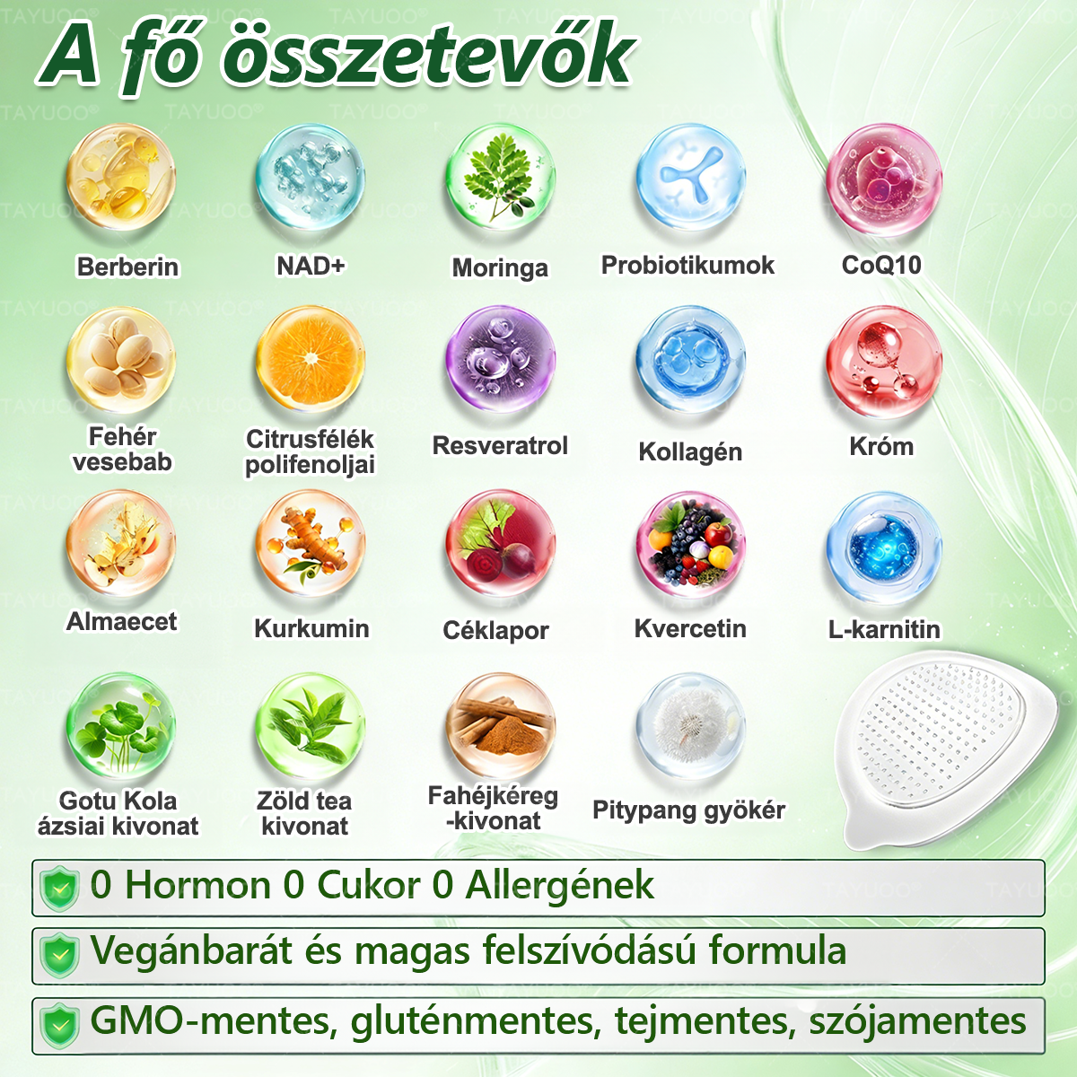 ✨✨🇭🇺 Hivatalos bolt | 💫 TAYUOO® Moringa · Berberin × NAD+ 10 az 1-ben Fejlett Nano Mikrotűs Tapasz (naponta csak egyszer, látható változás 7 nap alatt) ✅ elhízás, megereszkedett bőr, cukorbetegség, alvási apnoe, ízületi panaszok és még sok más esetén