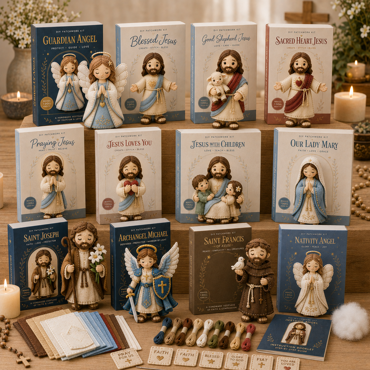 ✝️ Faith & Blessings DIY Patchwork Kit