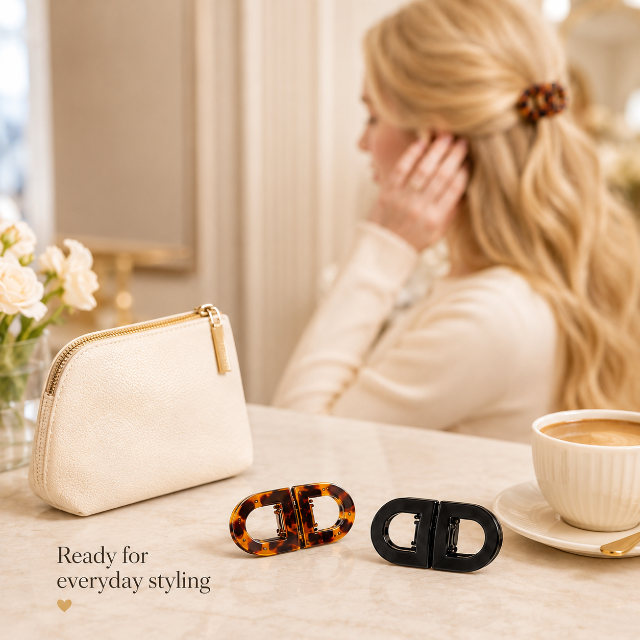 ✨ Magnetic Hair Clips For Instant Volume