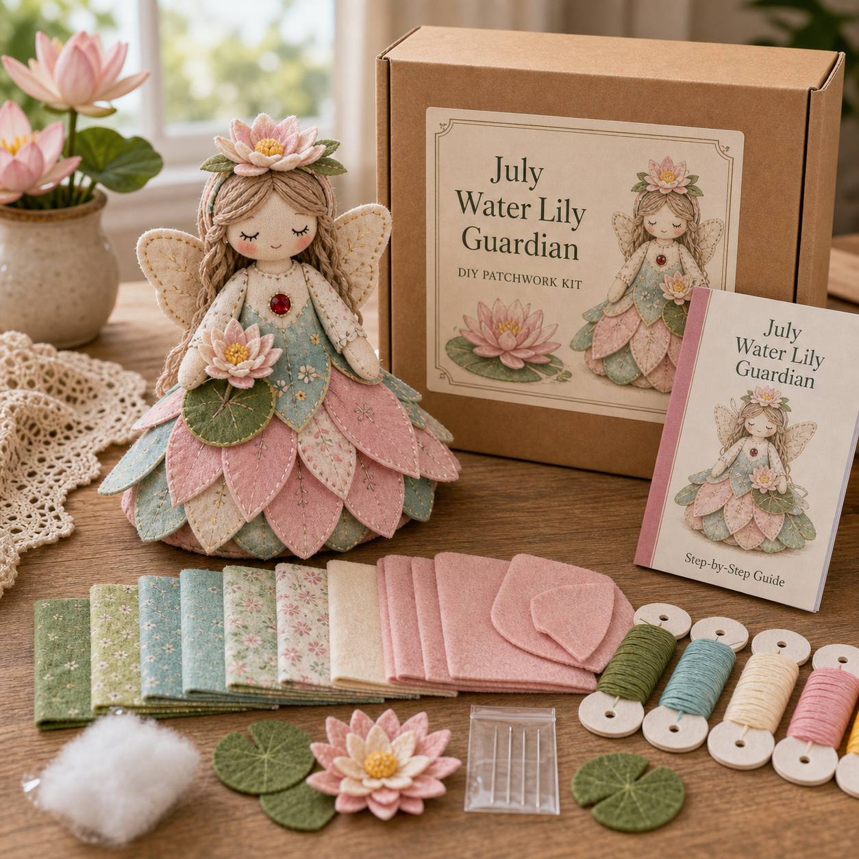 Birth Month Bloom Guardian DIY Patchwork Kit 🌸