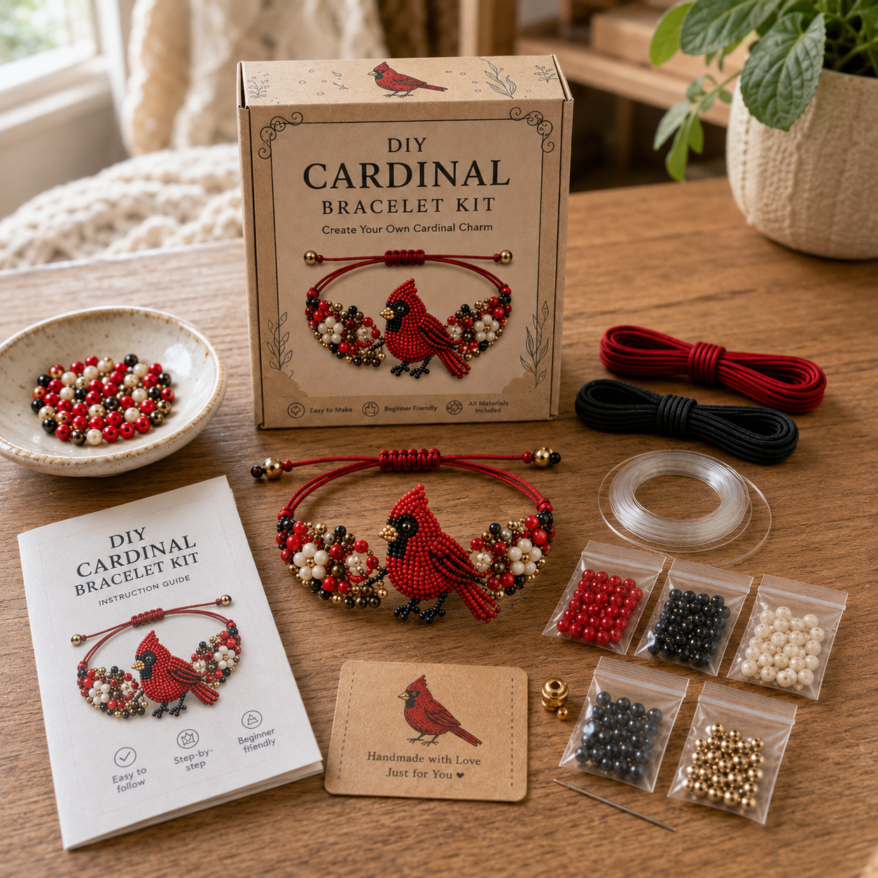 🐙 DIY Beaded Animal Bracelet Kit | 15 Cute Styles