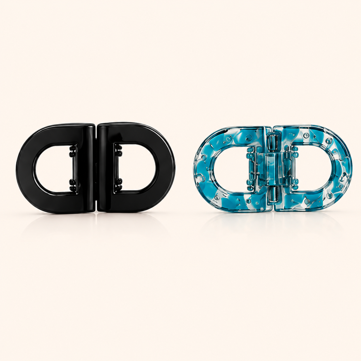 💖2-Piece Magnetic Hair Clip Set – Easy Half-Up Styling in Seconds