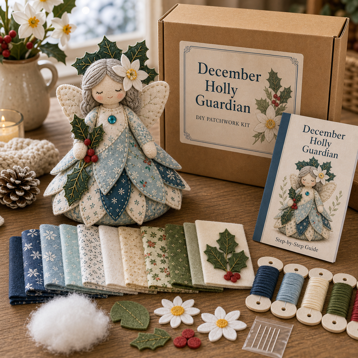 Birth Month Bloom Guardian DIY Patchwork Kit 🌸