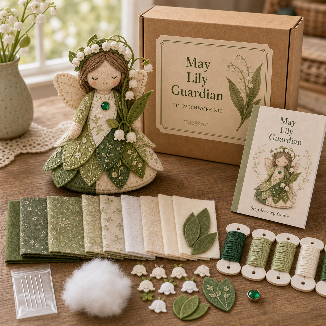 Birth Month Bloom Guardian DIY Patchwork Kit 🌸