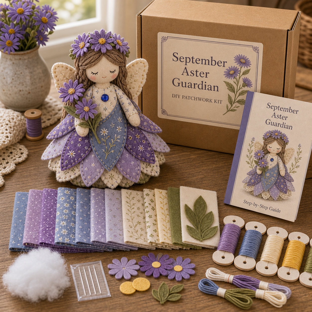 Birth Month Bloom Guardian DIY Patchwork Kit 🌸