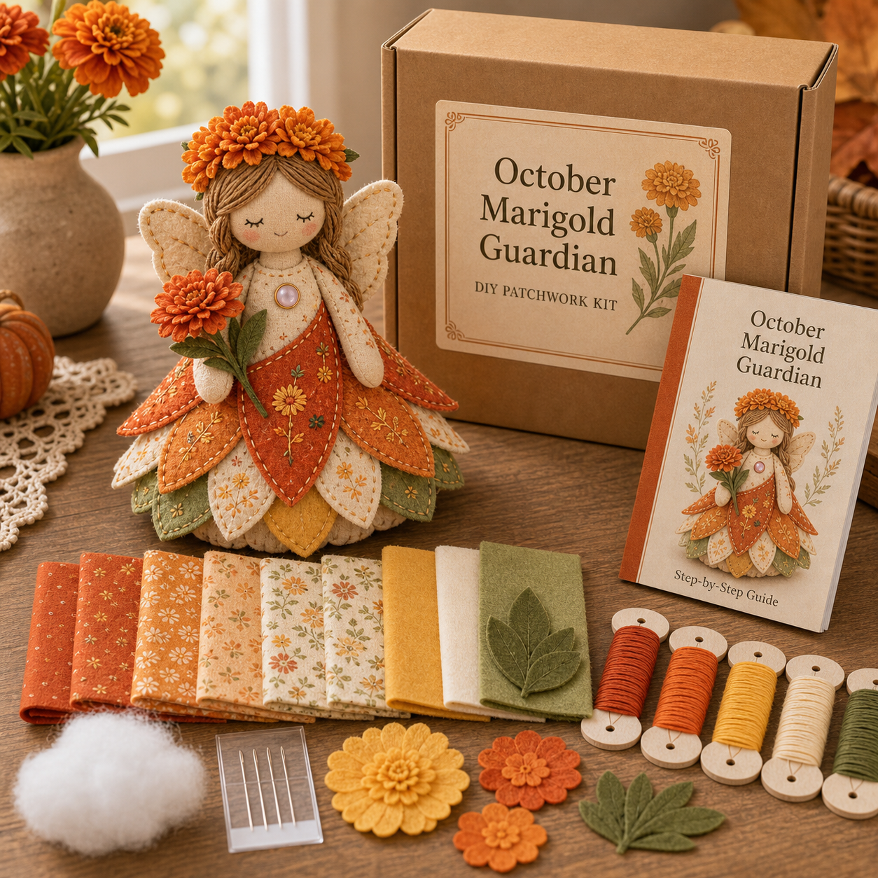 Birth Month Bloom Guardian DIY Patchwork Kit 🌸