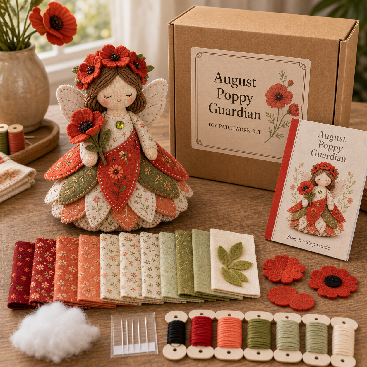 Birth Month Bloom Guardian DIY Patchwork Kit 🌸