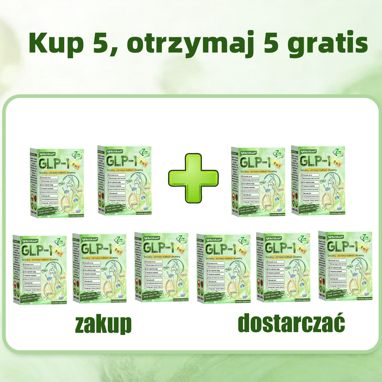 🍃🍃🍃Oficjalny sklep Polska | BuildLeaf® GLP-1 8-w-1 Fit & Vital Rozwiązanie (Jednorazowe dziennie, widoczne zmiany w ciągu 7 dni) ✅ Otyłość, zdrowie sercowo-naczyniowe, cukrzyca, bezdech senny, zdrowie jelit, problemy ze stawami i inne.