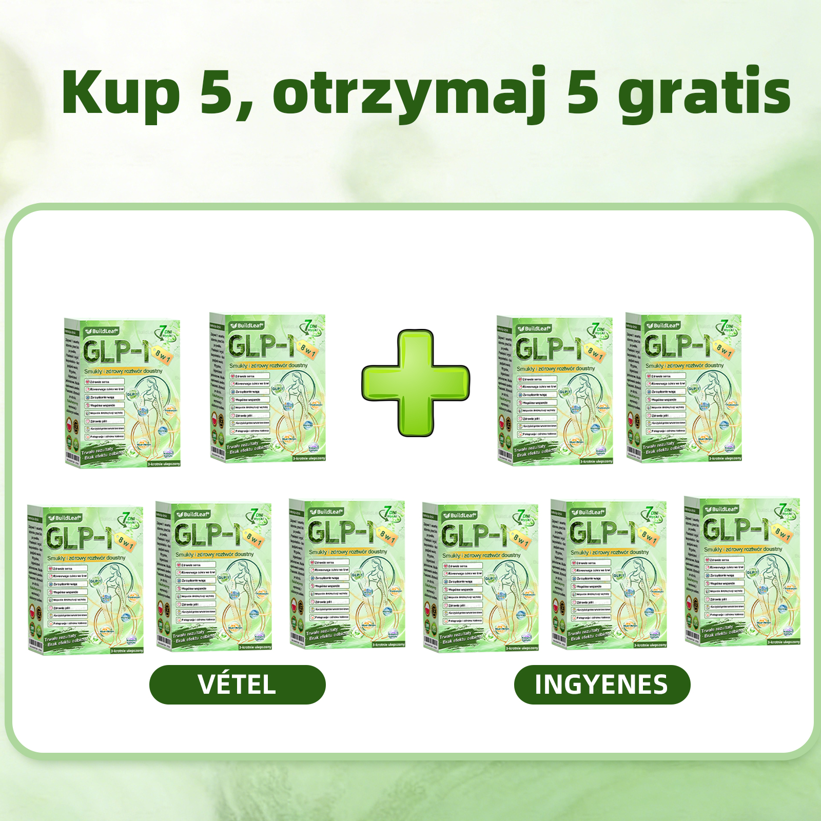🍃🍃Oficjalny sklep Polska | BuildLeaf® GLP-1 8-w-1 Fit & Vital Rozwiązanie (Jednorazowe dziennie, widoczne zmiany w ciągu 7 dni) ✅ Otyłość, zdrowie sercowo-naczyniowe, cukrzyca, bezdech senny, zdrowie jelit, problemy ze stawami i inne.