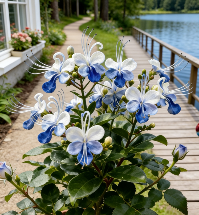 🌌 Bring the Sky to Your Garden – Blue Butterfly Flower Seeds 🌌