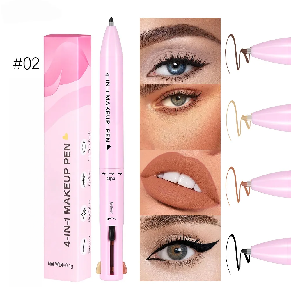 💄4 w 1: Wszystko w jednym pisaku do makijażu✨— idealny do szybkich poprawek 👛💄