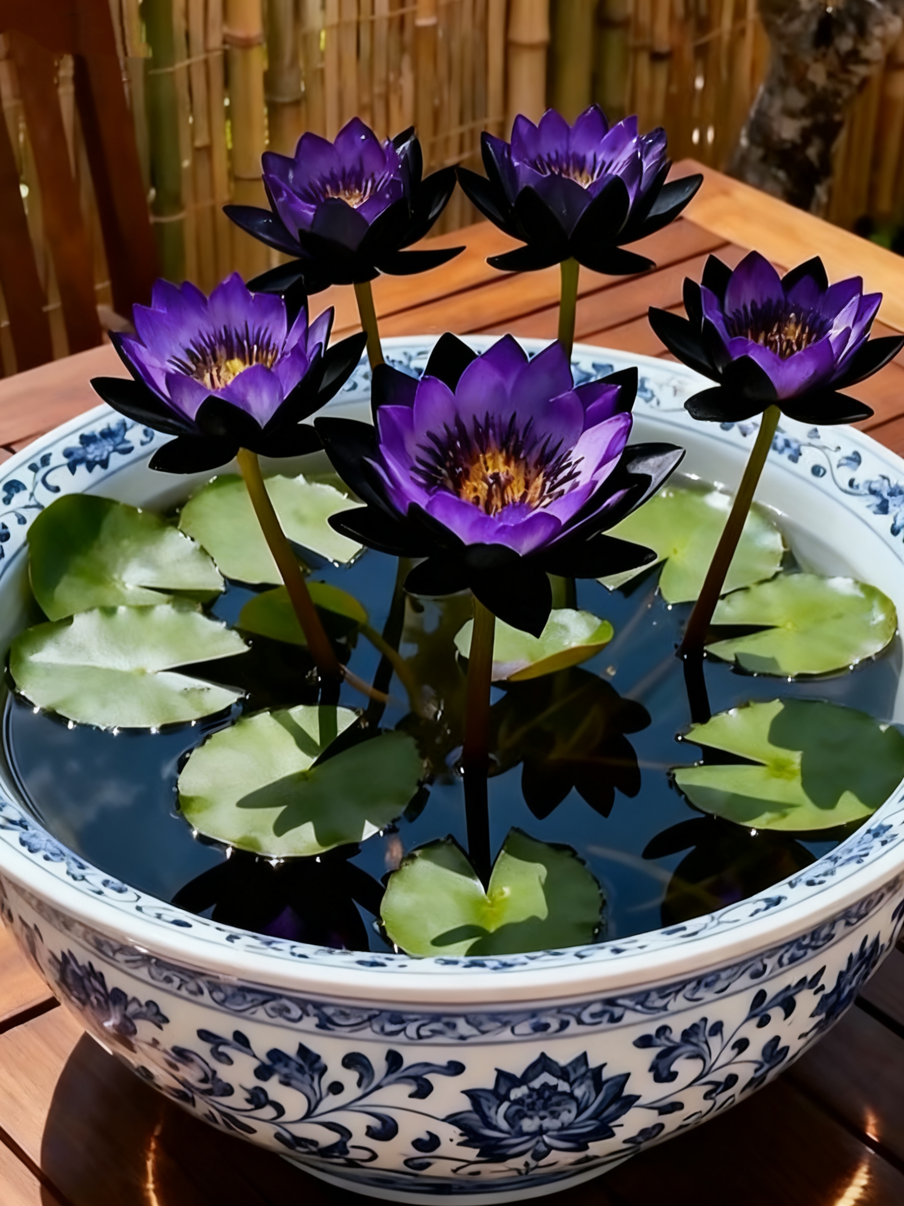 🌌💜 Schatten-Essenz-Lotus – Eine seltene Schönheit für Ihren Garten 🌸