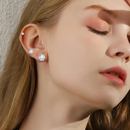 🔥Hot Sale💎Classic 6-Prong Moissanite Earrings💎