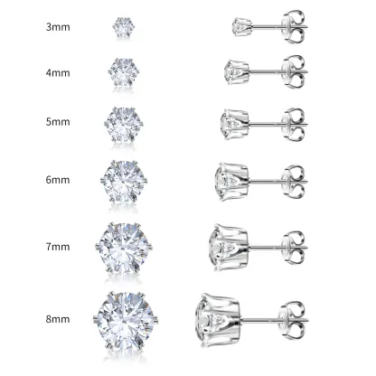 🔥Hot Sale💎Classic 6-Prong Moissanite Earrings💎