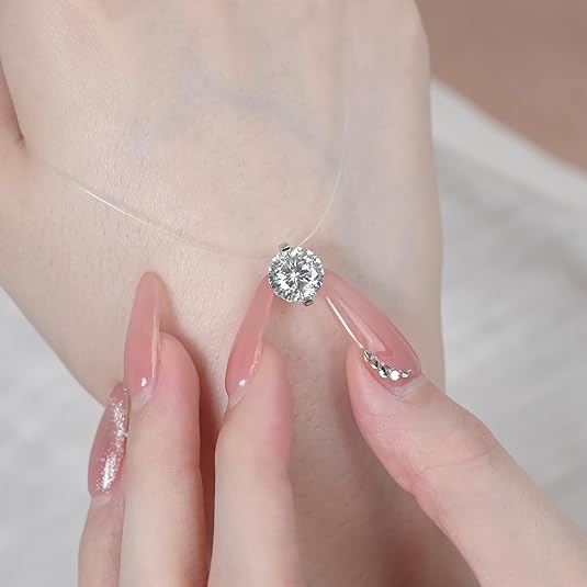 ✨💎 Невидимо колие Crystal – блясъкът, който подчертава вашата елегантност
