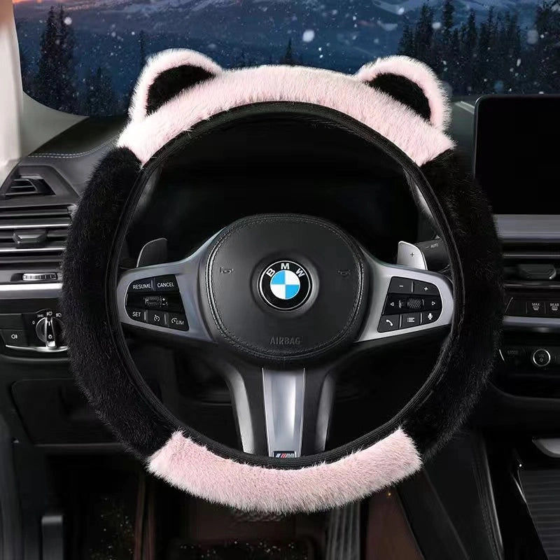 🔥Мек плюшен калъф за волан