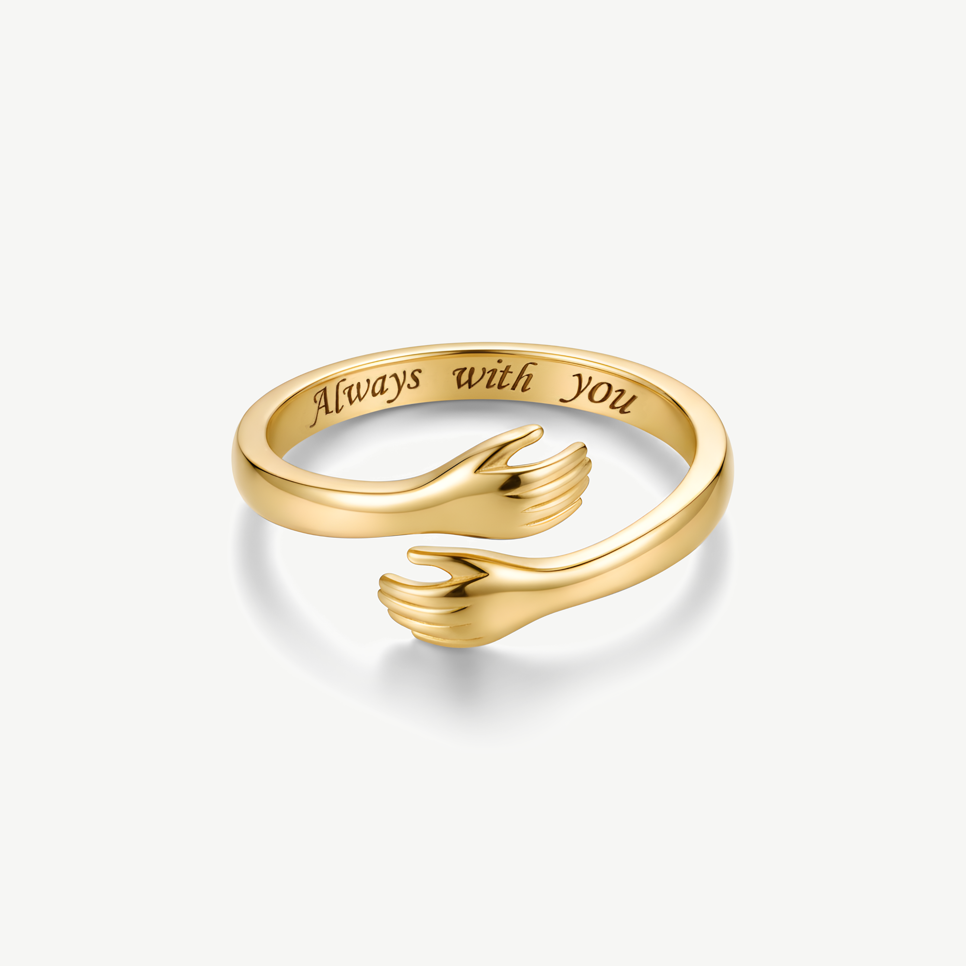 🤍Пръстен „Always With You“ – Прегръдка 