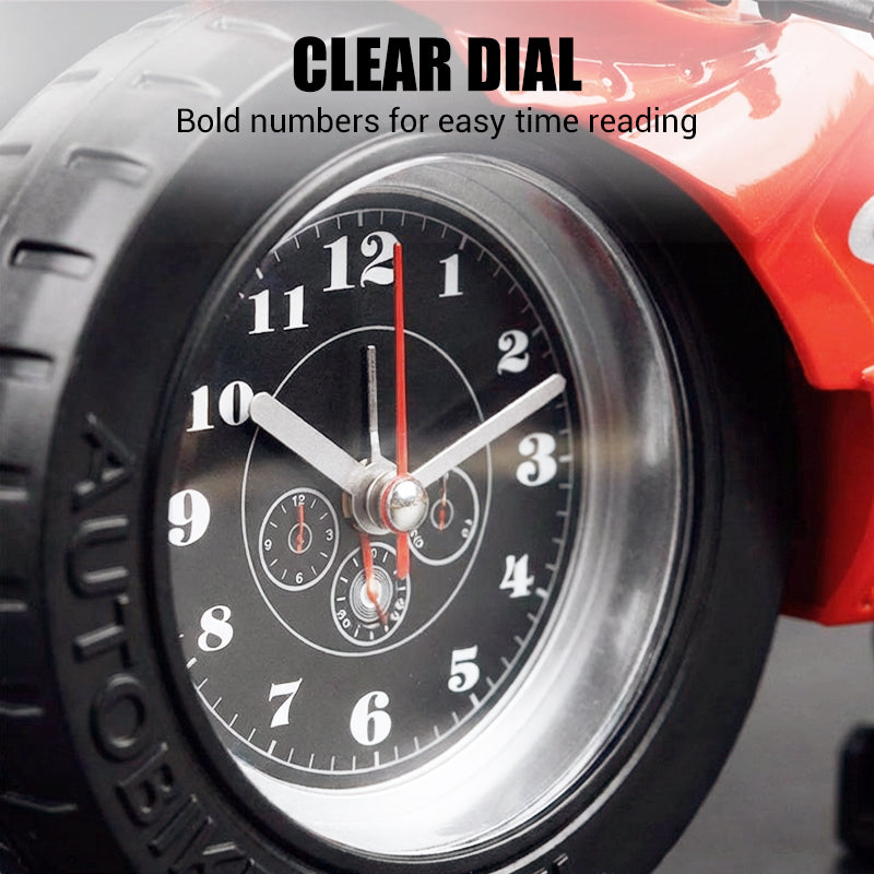 🏍️Моделен мотоциклетен будилник – стилно събуждане със състезателен дух