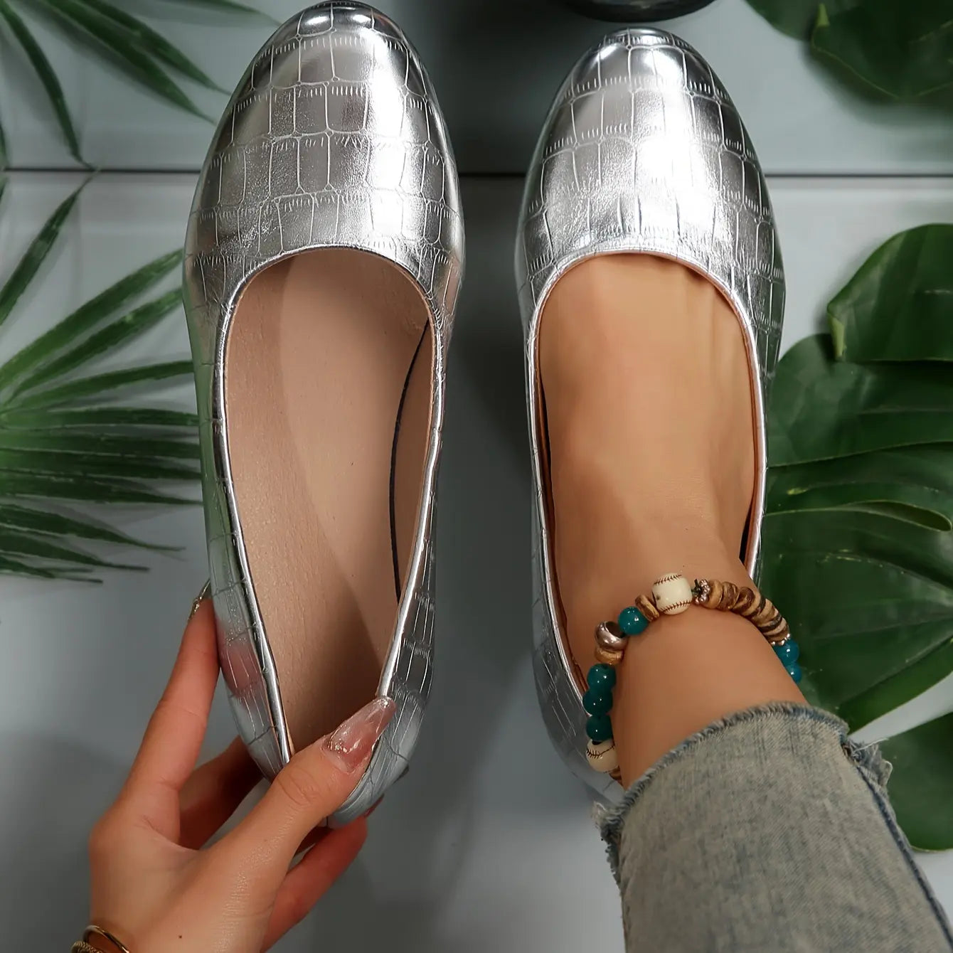 🔥 Promocja dnia - 60% zniżki 🔥 Damskie lekkie, antypoślizgowe, oddychające skórzane buty