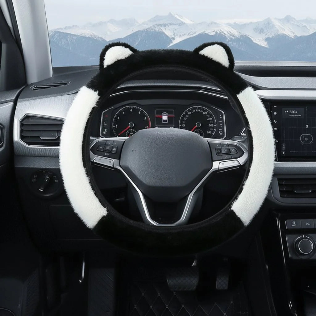 🔥Мек плюшен калъф за волан