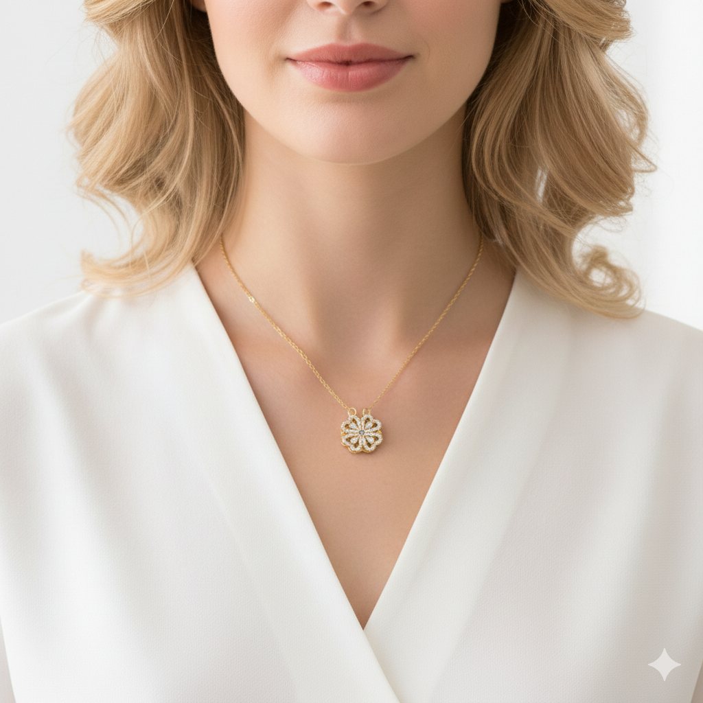 ✨ 💖 Колие „Щастливо сърце“ – стил, късмет и любов в едно!