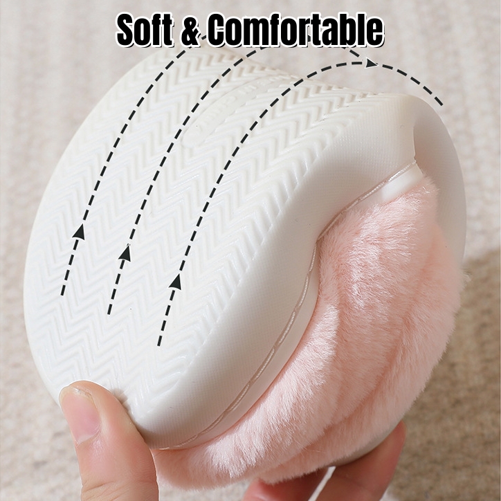 🔥 Светкавична разпродажба – 50% ОТСТЪПКА 🔥 Дамски домашни пантофи с котешки плюш и топла подплата от полар