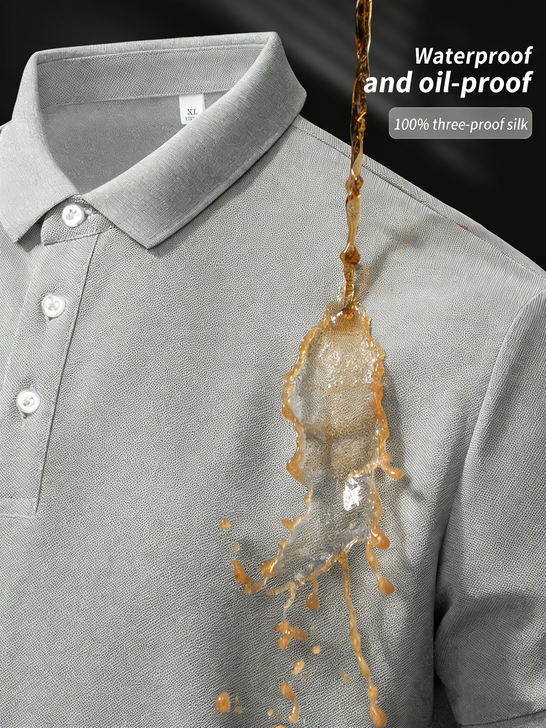 Men's Summer Short-Sleeve Polo Shirt