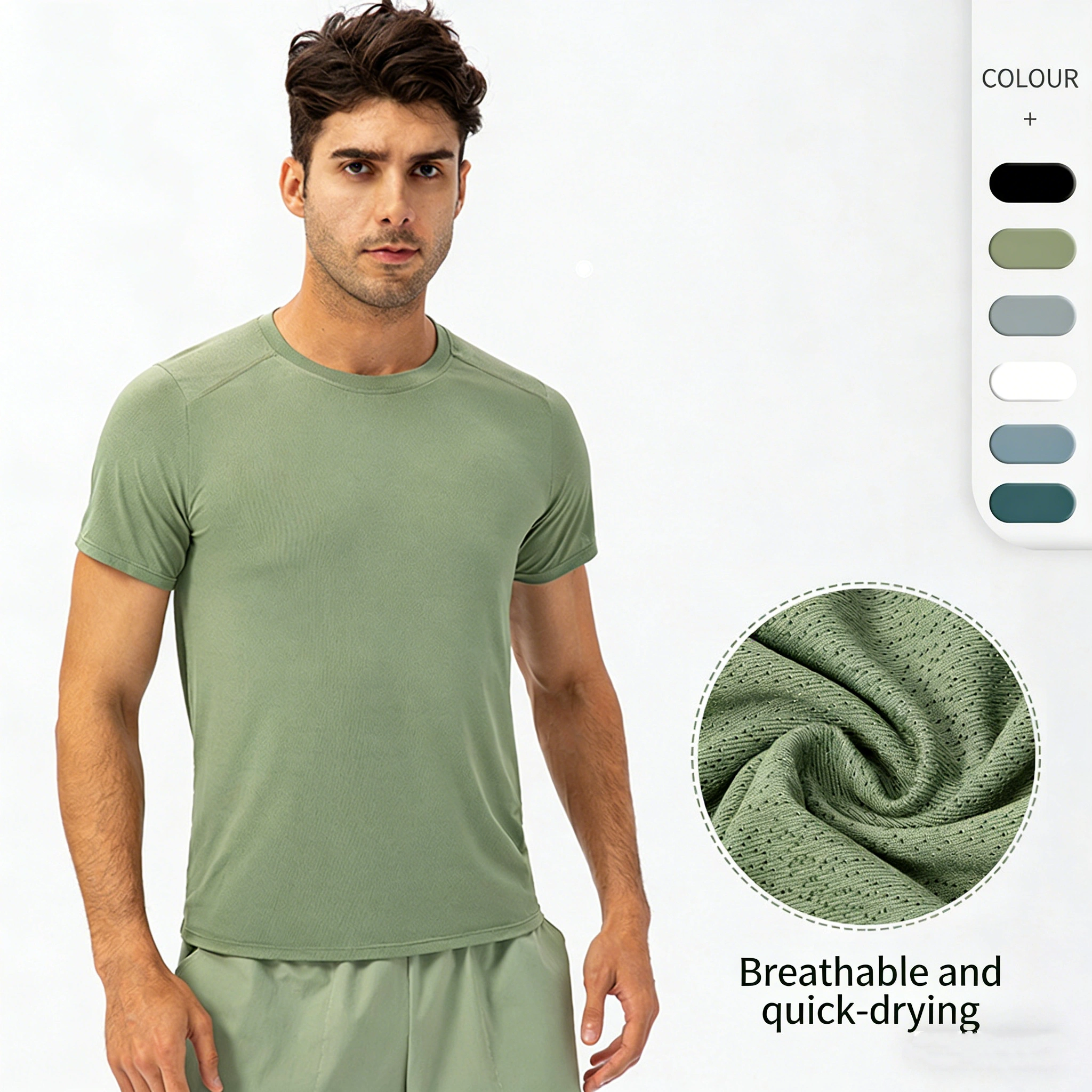 Men's Loose-Fit Quick-Drying Running T-Shirt