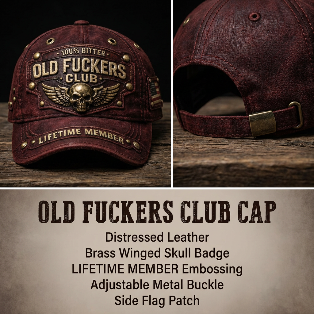 Unisex Distressed Skull & Angel Wings Printed Baseball Cap