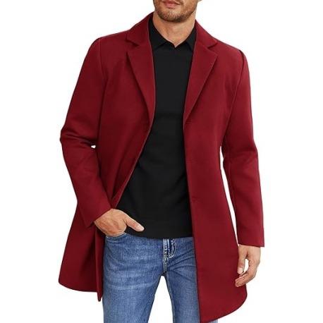 Fall Trench Coat 🧥 Single Breasted Peacoat