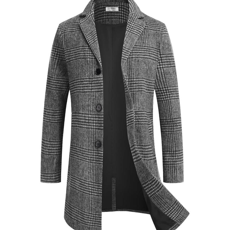 Fall Trench Coat 🧥 Single Breasted Peacoat