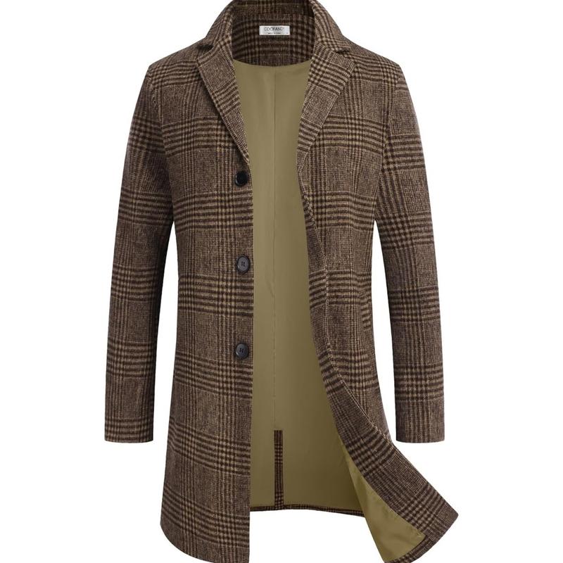 Fall Trench Coat 🧥 Single Breasted Peacoat