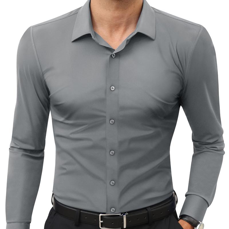 Men’s Business Shirt 💼 Comfortable & Breathable