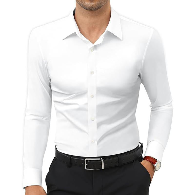 Men’s Business Shirt 💼 Comfortable & Breathable