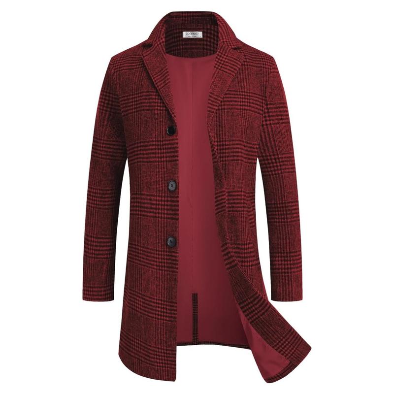 Fall Trench Coat 🧥 Single Breasted Peacoat