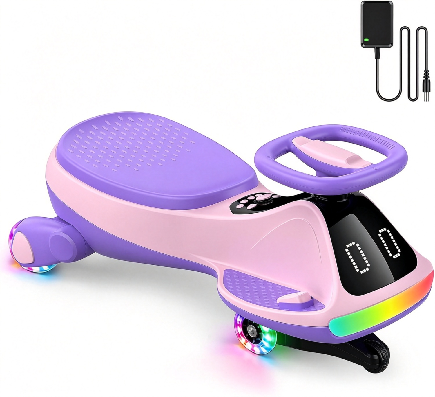 Umatoll 12V Electric Wiggle Car for Kids, Birthday Gifts Toy for Age 3+