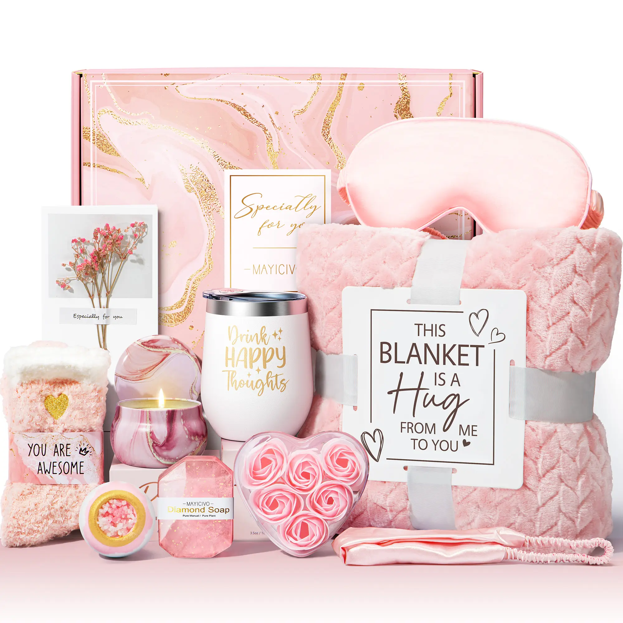 Luxury 11-Piece SPA & Self-Care Gift Box for Her 🌸🛁