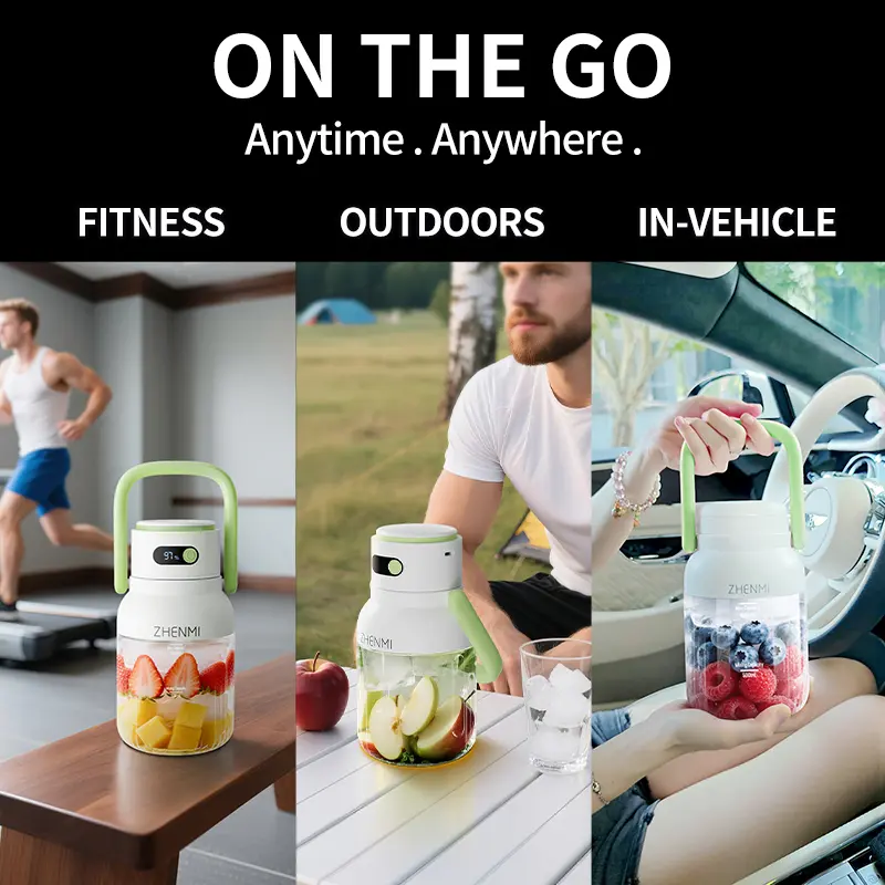 33oz Portable Blender - 12-Blade Ice Crushing Power 🥤⚡