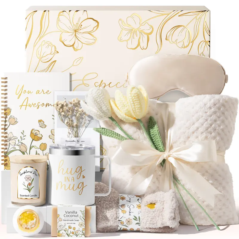 Luxury 11-Piece SPA & Self-Care Gift Box for Her 🌸🛁